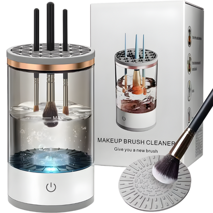 Máquina limpiadora eléctrica de brochas de maquillaje